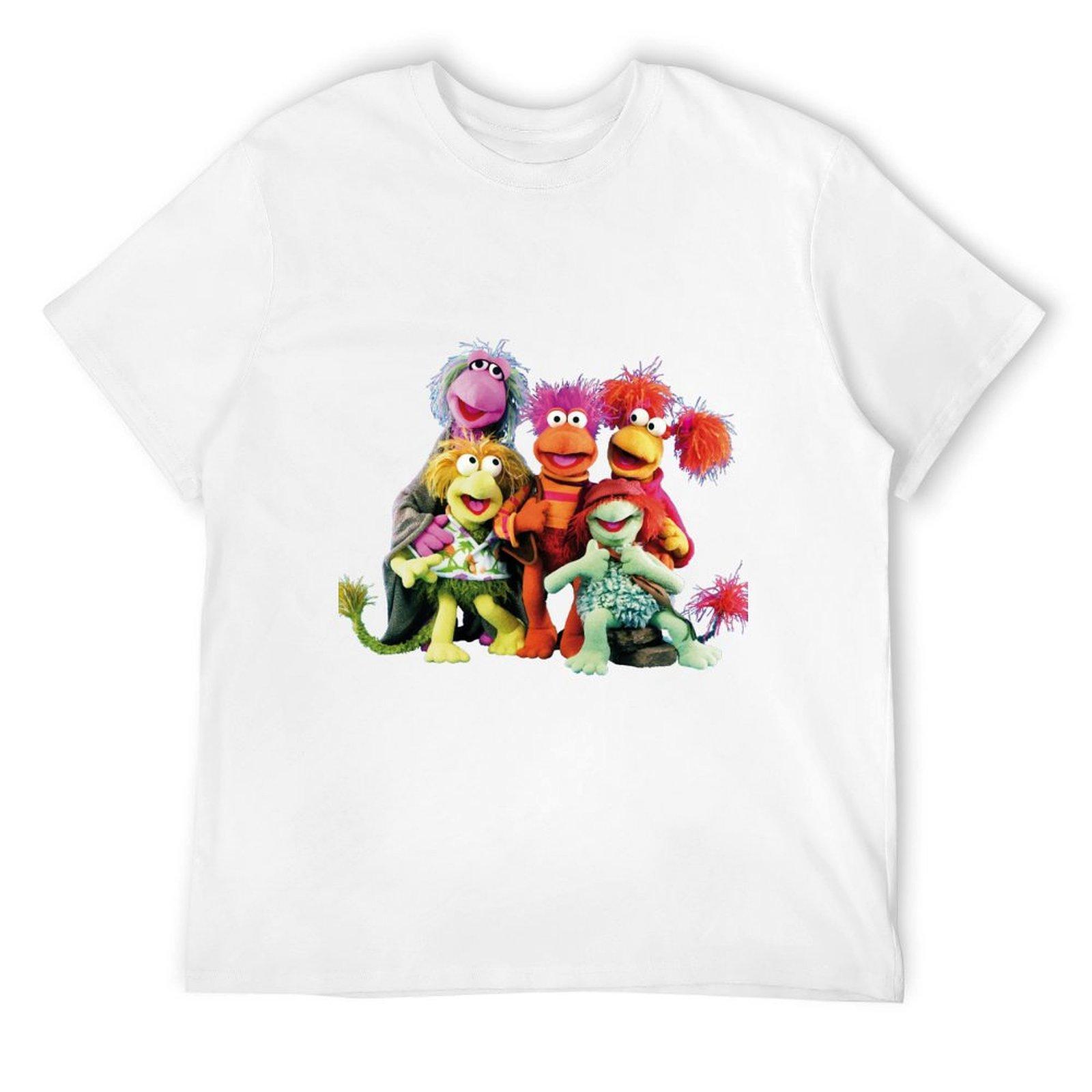 

Футболка Fraggle Rock дешевые вещи мужская одежда дизайнерские футболки летний топ футболка с коротким рукавом мужская S