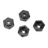 4pcs RC Hex Coupler Professional Aluminum Alloy RC Wheel Hex Adapter for 1Celsius10 RC Cars
