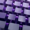 Purplee Gradients Keycaps 134Keys Double Shot Side Print Backlit Keyset, Dye Sublimation, Widely for 60 80 61/64/68/75/87