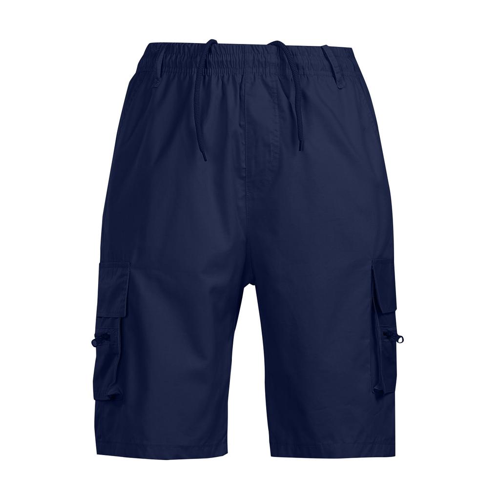 Men's -color Casual Five-pocket Pants, Loose Multi-pocket Outdoor Sports Work Pants