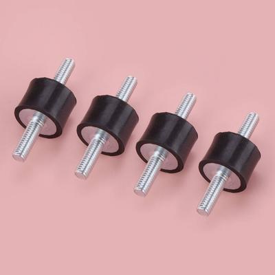 4Pcs M6x18 20x15mm Rubber Buffer Holder Bearing Bracket Anti Vibration Isolator Damper Silentblock Silent Block For Motor
