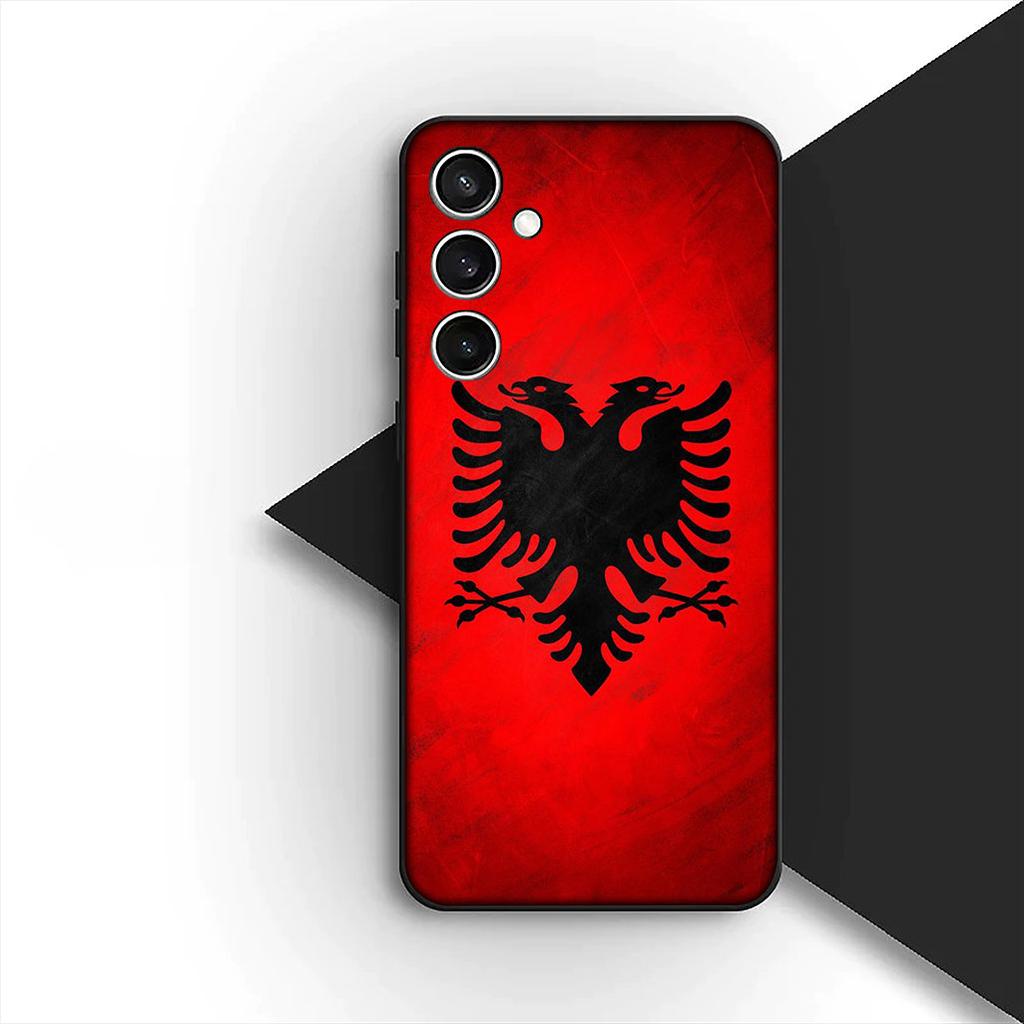 Soft Cover for Apple iPhone 12 13 Pro Max Mini ProMax X XR Air 12Pro 13Pro Casing Phone Case Albanians Red Albania Flag