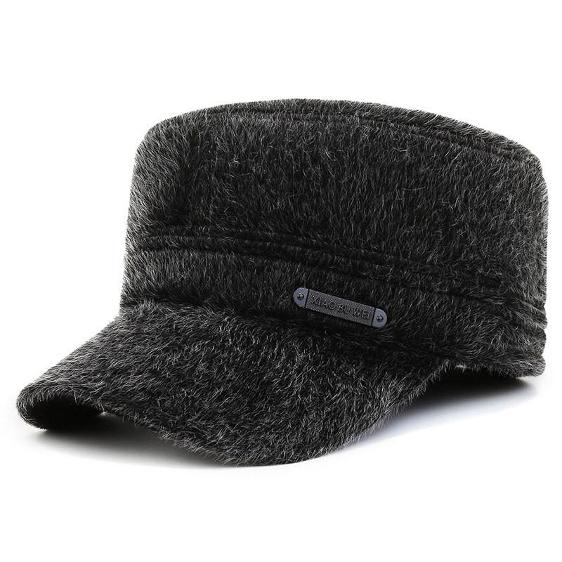 

Bu Xiao Wei Письмо Хлопковые Защитные Шапки для Ушей Кепка с Козырьком Дышащая Теплая Шапка серый