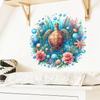 Turtle Shell Decoration Can Decorate Bathroom Walls and Bathtub Edges with Stickers