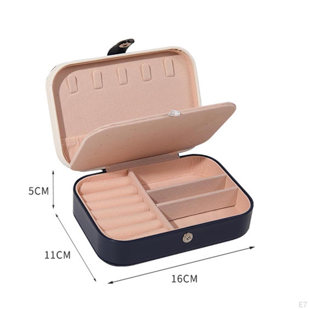 Chic Jewelry Box Organizer for Watches and Necklaces