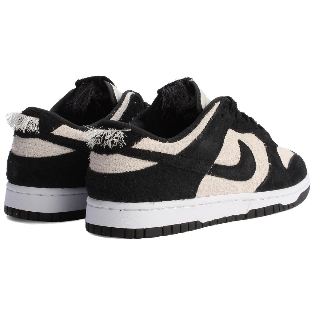 Nike Dunk Low SE Panda-Monium Pack - Svart Semsket Skinn Unisex Sneakers Hvit IB2990-100