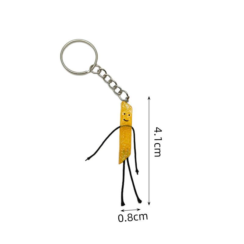 Cartoon Resin  Keychain Bag Pendant Student Couple Backpack Decorations Festive Supplies Creative Gift