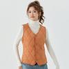 GMXIA Women's Autumn and Winter Short Velvet Vest Liner Warm Home Comfort Simple Women's Vest Jackets & Coats