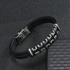 Men'S Silicone Bracelet, Fashion Titanium Steel Personality Accessories Stainless Steel Bracelet Bracelet Accessories