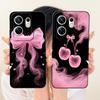 Fashion Painting Phone Case For Infinix Zero 30 4G 5G Zero X Neo X Pro Funda Soft Matte Silicone Bow Pattern Cartoon Cat Cover