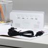 Digital Led Alarm Clock Voice Control Battery USB Dual Power Adjustable Brightness Mute For Teens Bedrooms Bedside