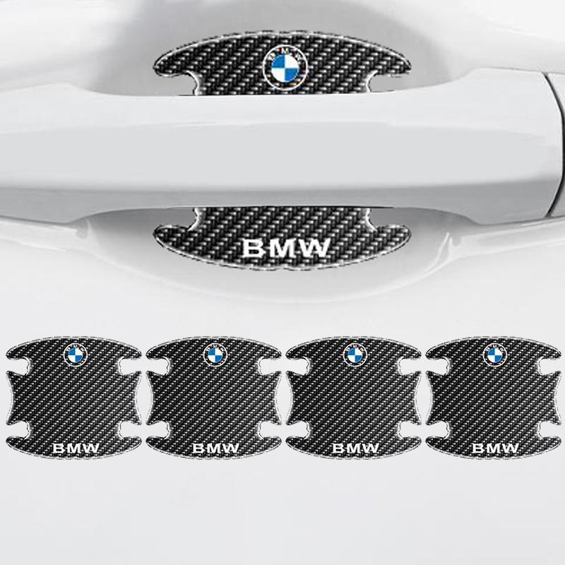 For BMW Performance F30 F10 E90 F20 E46 E60 E70 E39 E36 E87 X7 4/8pc Car Door Handle Bowl Sticker Protector Anti-collision Strip pdzp71