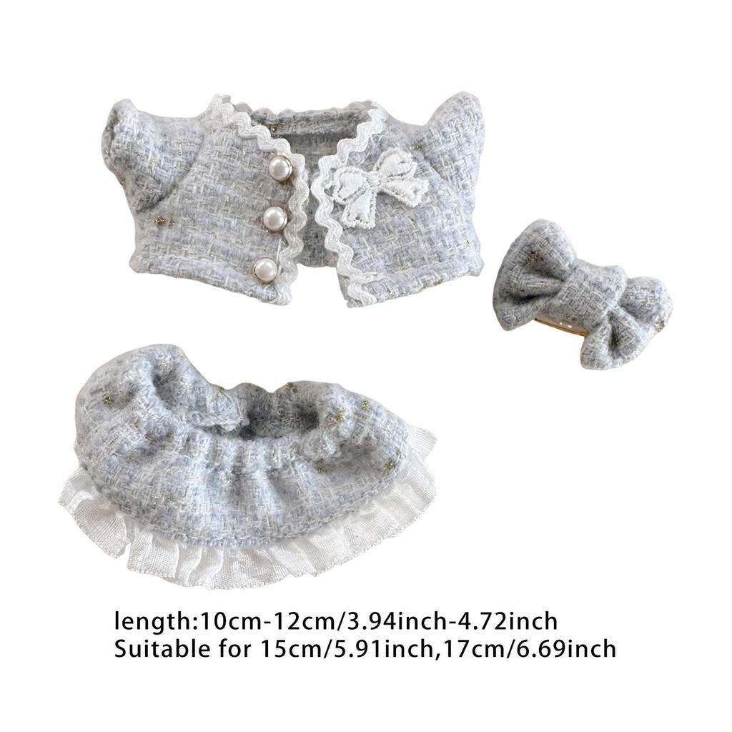Mini Doll Apparel for 5.91inch Dolls - Comfortable Photo Props for Kids