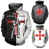 Templar Knights Unisex Cosplay 3d Print Pullover Casual Sweater Sweatshirt Top