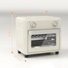 10L Air Fryer Oven, Mini Oven, Oil Free Cooking, Grill, Roast, Bake, with Adjustable Temperature, Timer, Dishwasher Safe, 1000W, Cream White