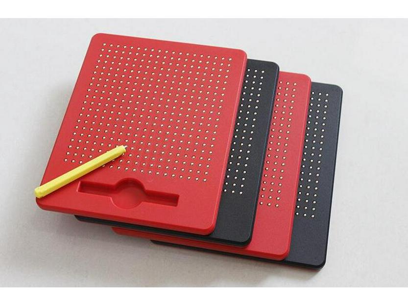 Children's Magnetic Drawing Board with 380 Steel Balls and Magnetic Beads