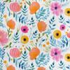 Royal Samt Stoff Polyester Zum Nähen - Motiv Blumen - Rdx2174