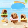 Summer Swimming Ring Kapibala Capybara Doll Doll Cute Plush Toy Girl Birthday Gift
