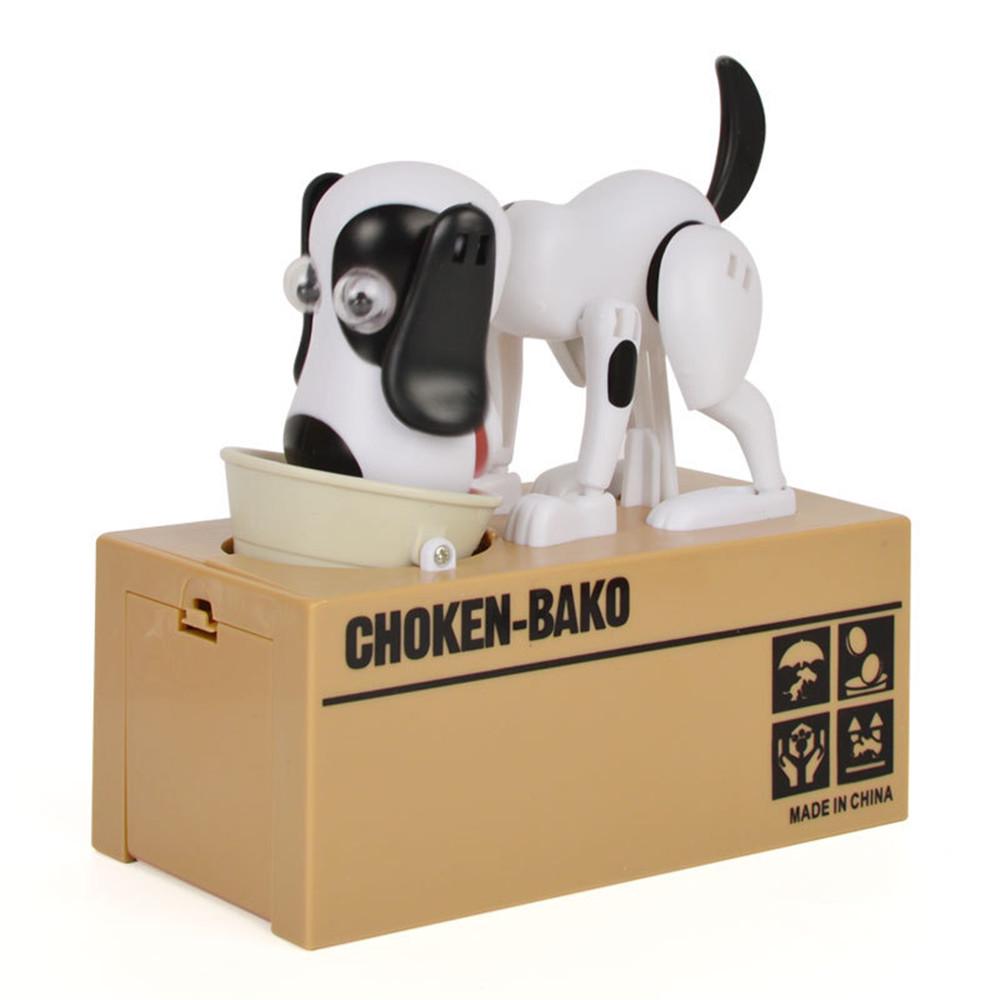 Nieuwigheid Elektrische Puppy Muntetende Spaarpot Speelgoed voor Kinderen