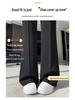 2026 Women's High Waist Micro Flare Casual Floor-Length Wide Leg Pants