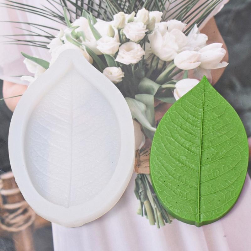 Leaves Shape Silicone Mold Cake Decorating Tool for Cake Chocolate Resin Soap and Candle Making Versatile Baking Tool