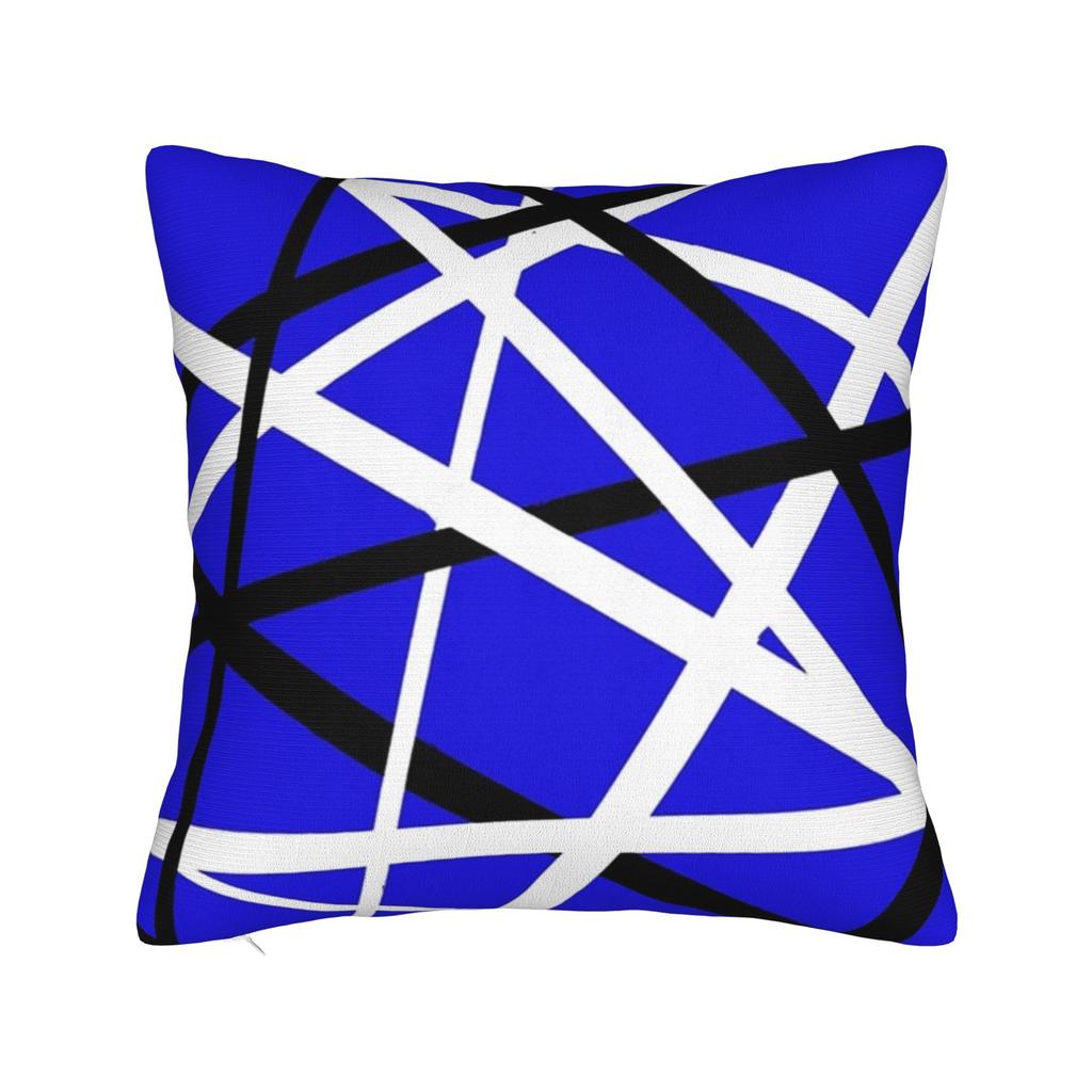 Evh Stripes Van Halen Red Design Pillow Case Soft Pillow Cover Kawaii Pillowcases For Couch Sofa Bedroom