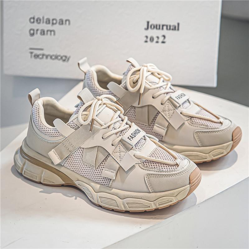 Hongkong-Stil vielseitige Dad-Schuhe Herren Herbst Sportschuhe Trendmarke Low-Top Retro Freizeitschuhe