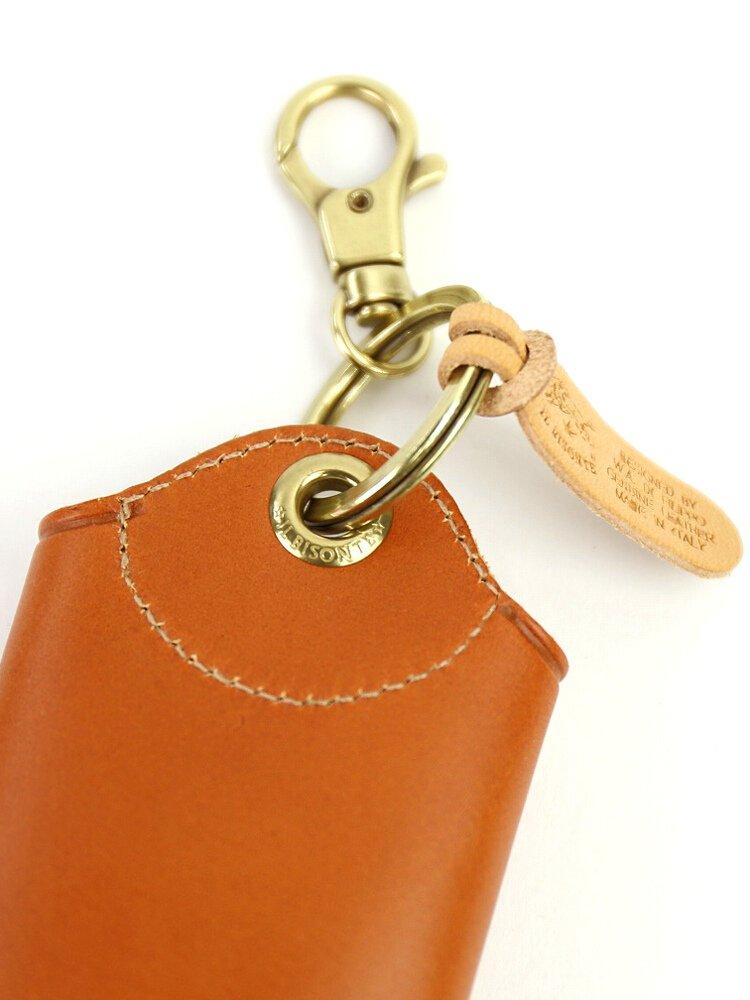 IL BISONTE Leather Key Case with Key Size F 93 Ring, 5432404150-006, (Free Size), (Viridian Green)