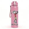 1PC Golf Sports Character Art 750ml sports water bottle leakproof straw lid outdoor office home
