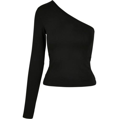 Urban Classics Womens/Ladies Asymmetric Long-Sleeved Top