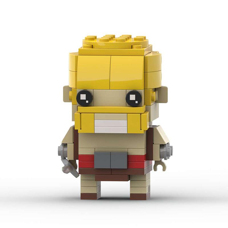 Game Action Figures PEKKA Monk Barbarians Hog Rider Brickheadz Building Blocks MOC Royale Wars Doll Model Kids Toy Birthday Gift