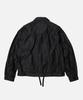 Frizmworks Shirring Trucker Jacket _ Black