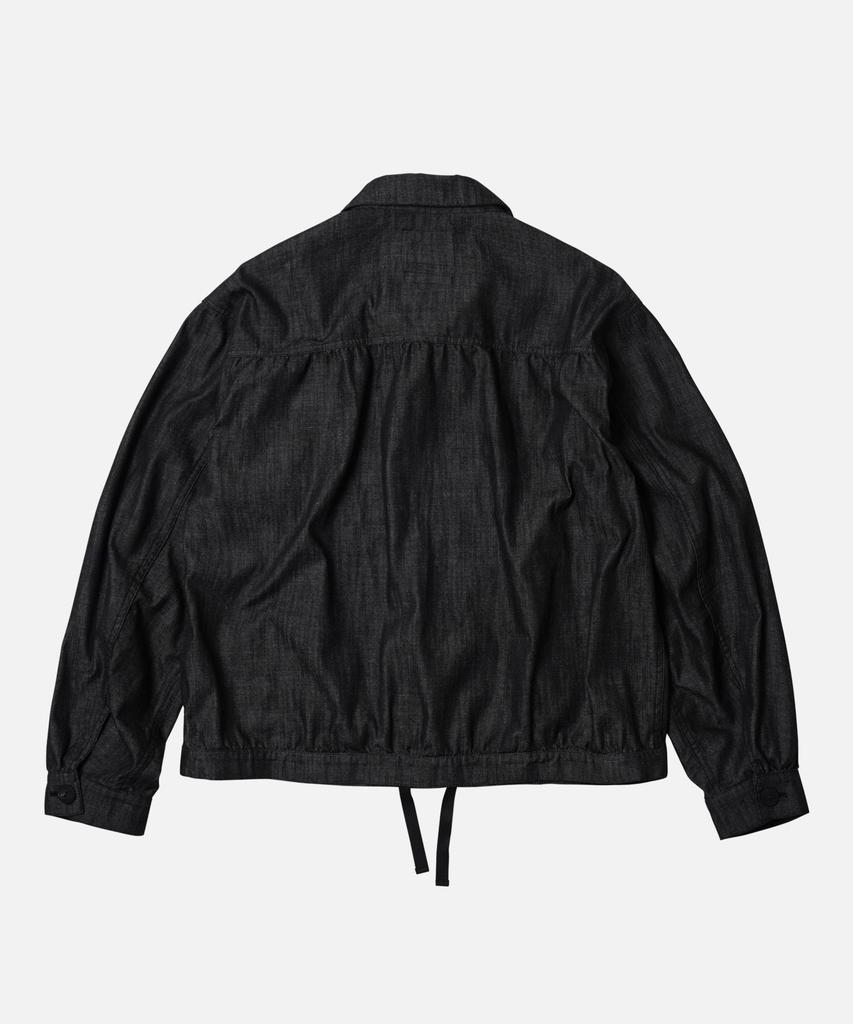 Frizmworks Shirring Trucker Jacket _ Black