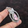 Pink Opal Pendant Boho Style Jewelry 925 Sterling Silver Pendant Antique Gemstone Jewelry Handmade Pendant Gift For Bridal Statement Jewelry