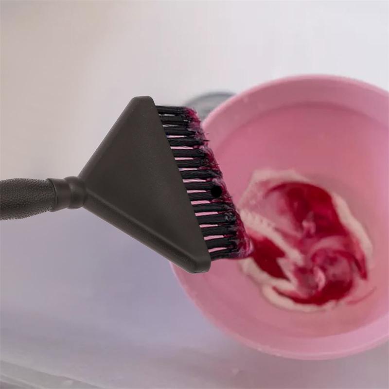 High Quality 3Pcs/Set Black Plastic Dyeing Brush Durable Professional Salon Hairdressing Tinting Comb Hairdresser Tool Accessory