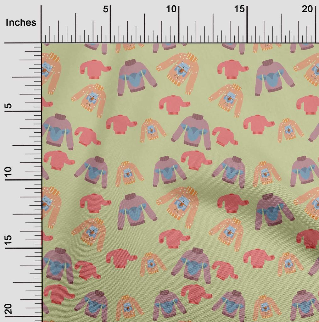 oneOone Cotton Flex Baby Pink Fabric Clothes Kids Sewing Craft Projects Fabric Prints By Yard 40 Inch