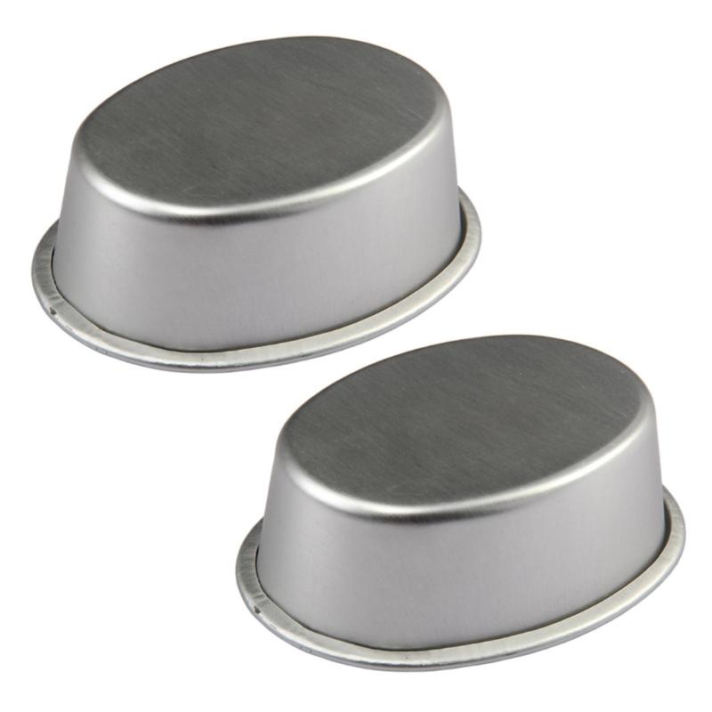 2Pcs Oval Cheesecakes Pans NonStick Cake Pans Aluminum Cake Molds