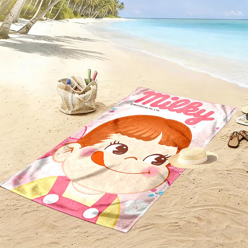 Peko 2D Flat Print Beach Towel, Large Soft Quick Dry Towel for Beach Camping SwimmingDSTJ0925545