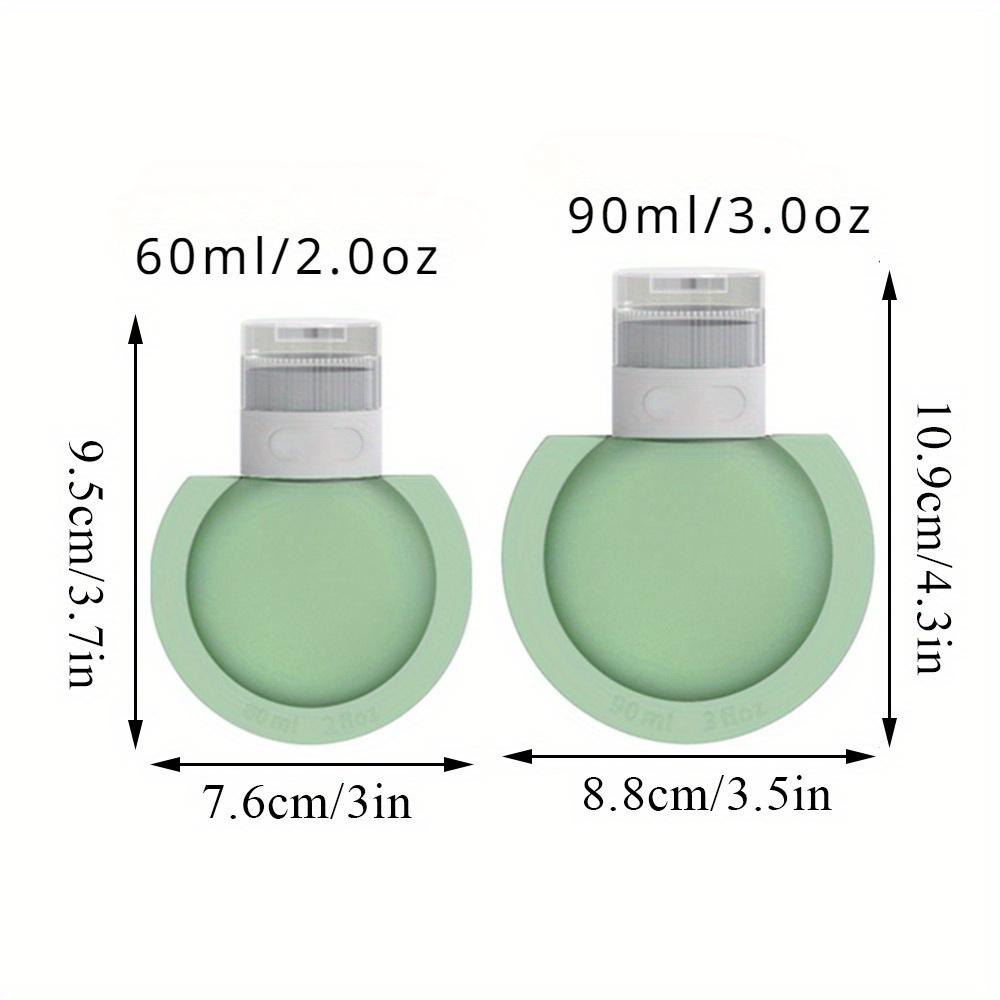 3PCs/Set Dispensing Bottle Portable Shampoo Shower Gel Storage Container Squeeze Tube Refillable Lotion Bottle