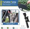 Mini Bike Pump 100 PSI with Dual Schrader/Presta, Portable Inflator with Hose & Bracket for Road & Mountain Bikes