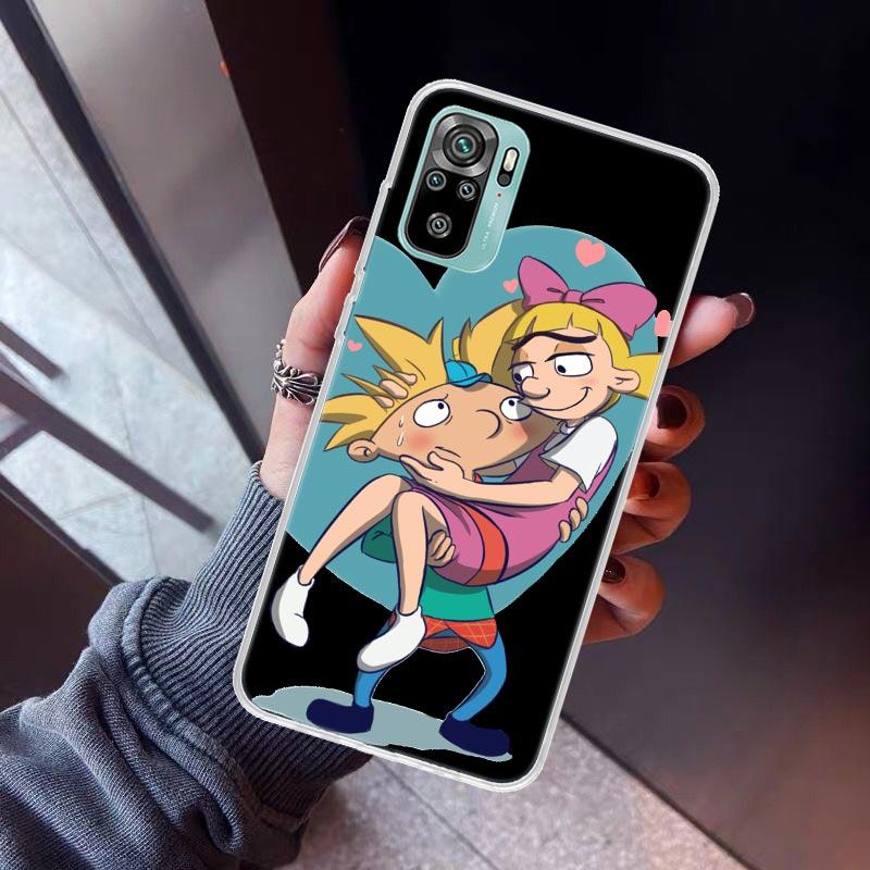 Hey Arnold Phone Case For Xiaomi Redmi Note 10 11 12 13 14 15 Pro Plus 11S 12S 14S 11T 11E 10S Soft TPU Back Cover Redmi Note 14