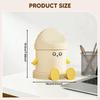 Desk Bin, Waste Storage Cute Bin with Lid for Living Room, , Vanity, Kitchen,
