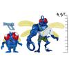 Teenage Mutant Ninja Mutant Mayhem Fly Guy and Small Fly Super Fly Action Figure Set 2 Pack Turtles -