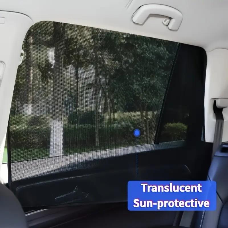 Car sunshade, non retractable, car interior sunshade insulation panel, front side curtain, sunshade mesh