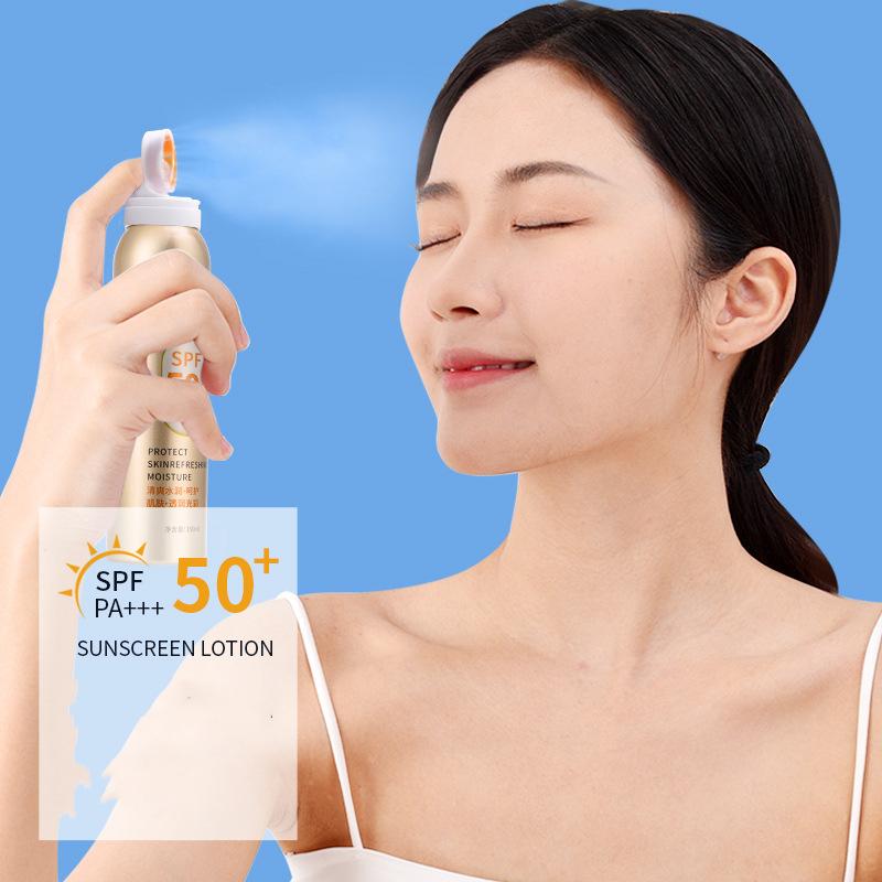 

Солнцезащитный спрей с маленькой апертурой SPF50+ с высокой степенью защиты от ультрафиолетового загара для всего тела