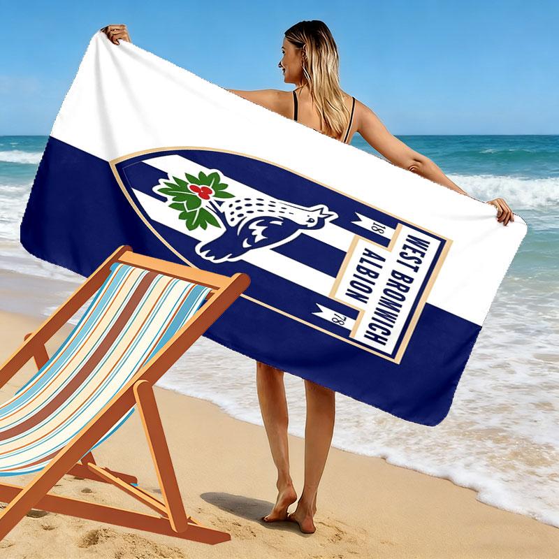 WestBrom Beach Towel, Large Soft Quick Dry Towel for Beach Camping Swimming