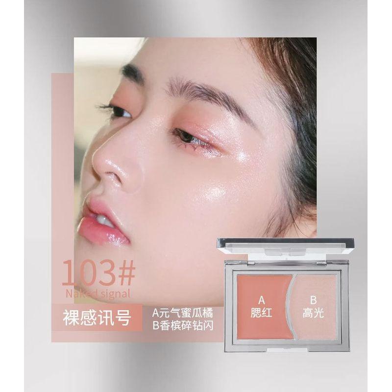 Kaxier - Two-Tone Watery Cream Blush - 4 Types