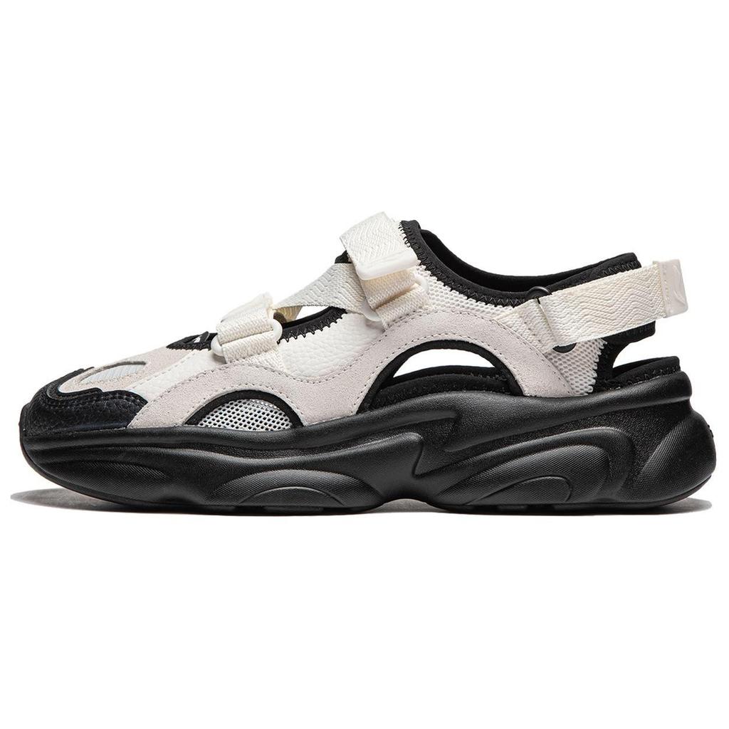 Li Ning Milk Coconut 2.0 V2 Comfortable Simple Lightweight Durable Breathable Thick Sole Increased Height Retro Mary Jane Sandals AGCU182-1