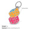Cute Colorful Oil Dripping Small Pendant Multi-Style Cartoon Pendant Rainbow Smiley Face Love Diy Jewelry Accessories