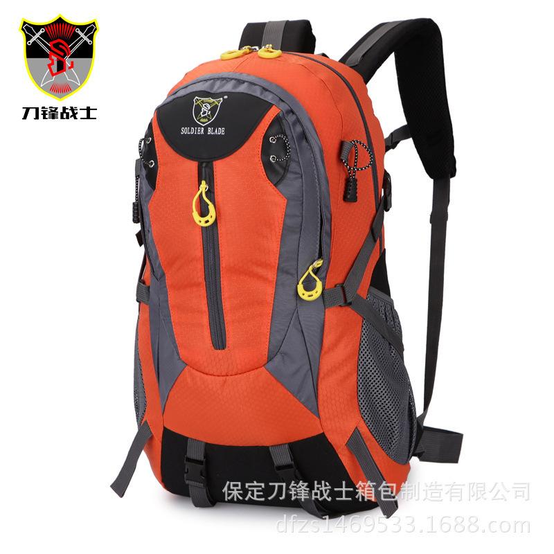 Schoolbag Mountaineering Bag Riding Light Hiking Backpack Large Capacity Leisure Outdoor Sports Bag One piece